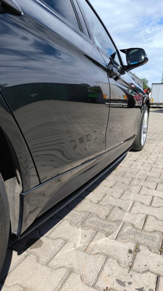 Китай BMW F30 F31 DOKŁADKI PROGÓW BOCZNE SPLITTERY CZARNY POŁYSK BMW F30 F31 НАКЛАДКИ ПОРОГІВ БІЧНІ СПЛІТТЕРИ ЧОРНИЙ ГЛЯНЕЦЬ