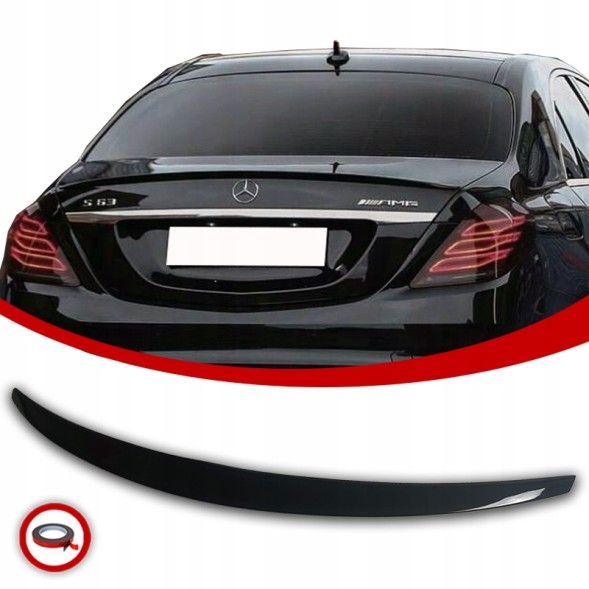Китай MERCEDES W222 LOTKA SPOILER DOKŁADKA TYLNA CZARNY POŁYSK MERCEDES W222 ЛЬОТОК СПОЙЛЕР НАКЛАДКА ЗАДНЯ ЧОРНИЙ ГЛЯНЕЦЬ