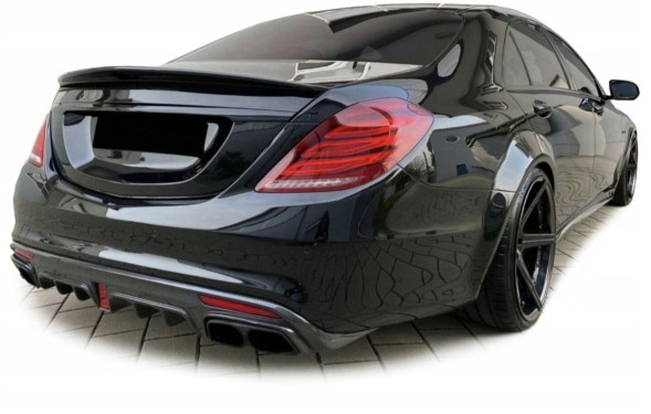 Китай MERCEDES W222 LOTKA SPOILER DOKŁADKA TYLNA CZARNY POŁYSK MERCEDES W222 ЛЬОТОК СПОЙЛЕР НАКЛАДКА ЗАДНЯ ЧОРНИЙ ГЛЯНЕЦЬ