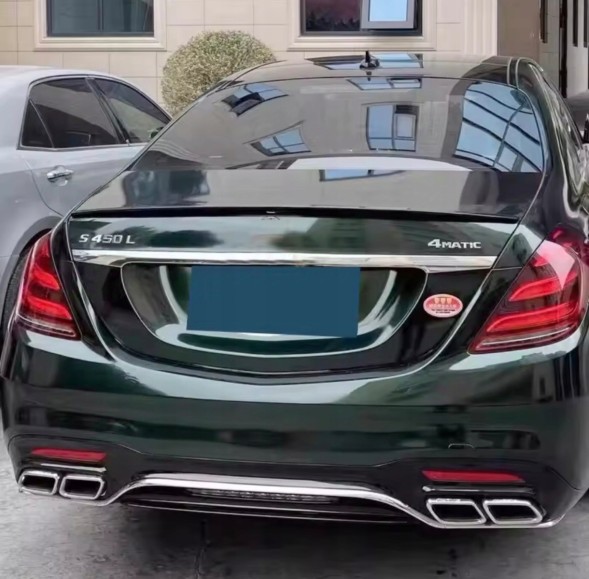 Китай MERCEDES W222 LOTKA SPOILER DOKŁADKA TYLNA CZARNY POŁYSK MERCEDES W222 ЛЬОТОК СПОЙЛЕР НАКЛАДКА ЗАДНЯ ЧОРНИЙ ГЛЯНЕЦЬ