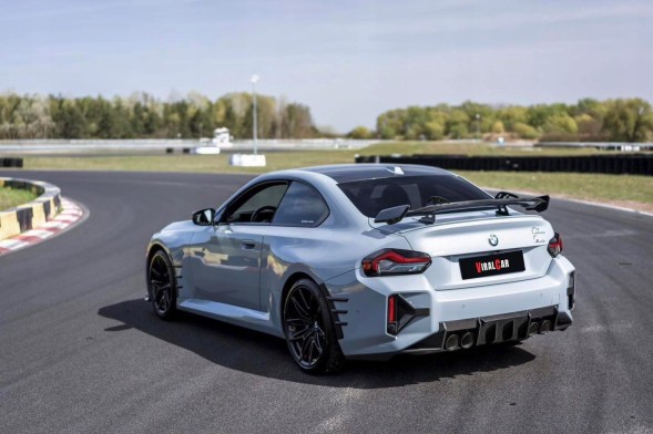 Китай 6444345 CANARDSY ЛЬОТКИ НАКЛАДКИ СПЛІТТЕРКИ ПЕРЕДНІ + ЗАДНІ КОМПЛЕКТ BMW M2 G87 CARBON