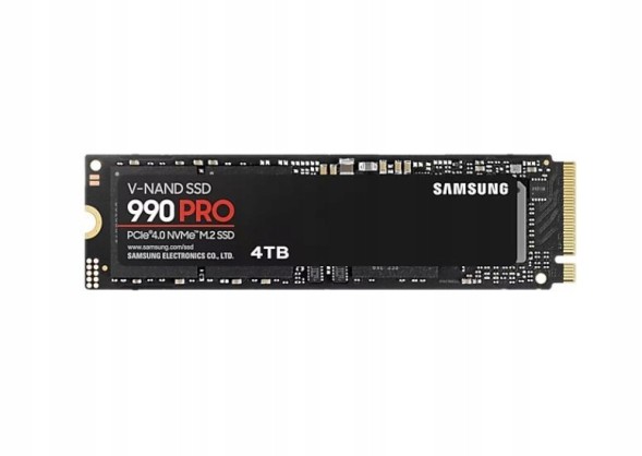 Китай WEW-SC-AB-DGSAMWBT40990PR SSD-накопичувач Samsung 990 PRO 4TB NVMe Gen4.0x4 MZ-V9P4T0BW 7000 МБ/с