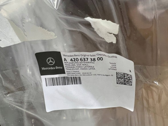 Mercedes-Benz OE A4206373800 pmi150921 ПРАВИЙ ПОРОГ СТІЙКА MERCEDES CITAN W420 A4206373800