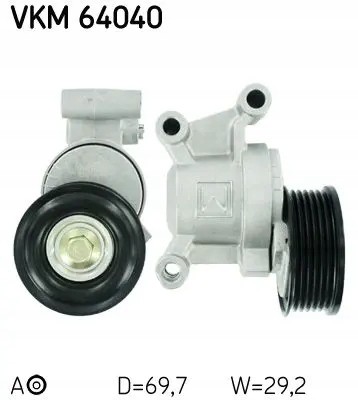 SKF VKM 64040 Рулон натягувача клинового ременя vkm 64040 skf