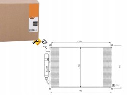 NRF 86228059 NRF Nrf35867 конденсатор кондиціонера honda fr-v 05- + помічник водія #33