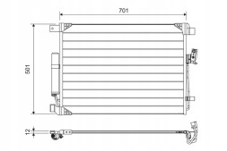 Valeo 822605 Конденсатор кондиціонера va822605 va822605