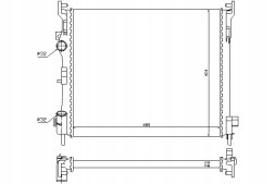 Nissens PRO/67246 NIS Охолоджувач двигуна dacia logan logan express logan + асистент зіткнення #34