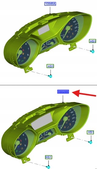 Ford OE 2024284 ЛІЧИЛЬНИК ФОРД ФОКУС MK3 2014- 2303630 _ F1ET-10849-BLX