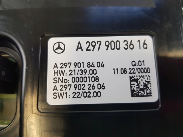 Mercedes-Benz OE A2979003616 A2979018404 A2979022606 ДИСПЛЕЙ ЕКРАН ЛІЧИЛЬНИК ГОДИННИК MERCEDES-BENZ EQS W297 EQE W295 A29790