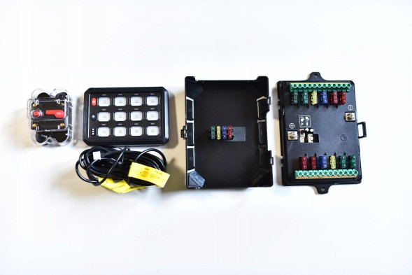 Китай 7C36-30445 Панель керування на 12 клавіш з RGB-підсвічуванням