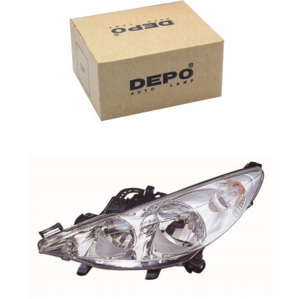 Abakus 550-1141L-LD-EM Фара ліва для peugeot 207 2006-2015