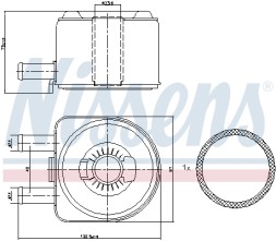 90603 NISSENS Радіатор