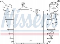 Nissens 96770 Інтеркулер сидіння skoda vw cordoba 02- 1.4 tdi