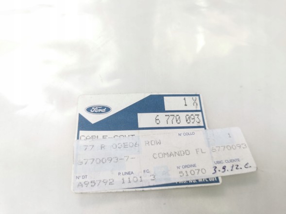 Ford OE Трос відкриття капоту FORD Scorpio 1994-1998 (FE) OE 6770093