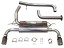 Китай 406VOK50105S Вихлоп Volvo T5 S40 II / V50 Ferrita 2.5"