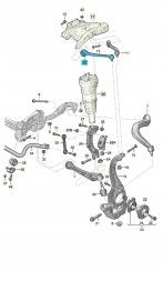 Audi OE НОВИЙ ОРИГІНАЛЬНИЙ AUDI 4H0407506F ВАЖІЛЬ