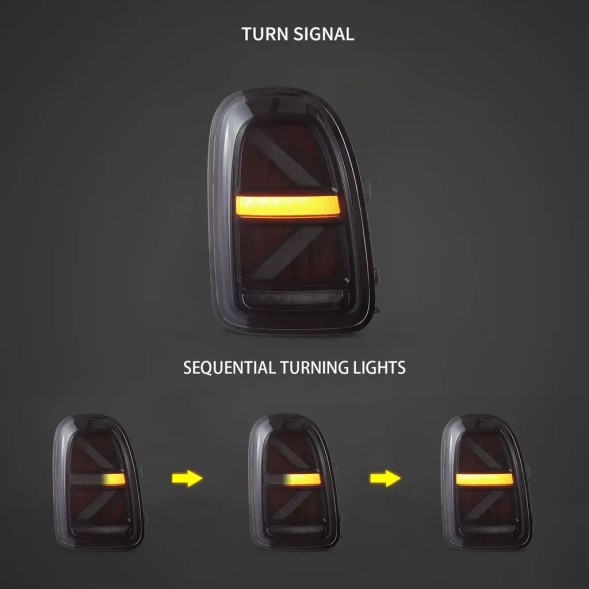 VLAND 51L1911E mhm Задній ліхтар Vland Full LED з динамічним покажчиком повороту для Mini Countryman II F60