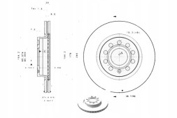 59156677 BRE Brembo 09.9167.11 Гальмівний диск 2Х