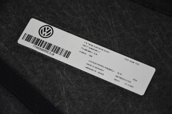 Volkswagen OE VW T7 PODŁOGA BAGAŻNIKA 7T0858855C 3JB VW T7 ПІДЛОГА БАГАЖНИКА 7T0858855C 3JB