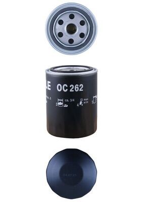 OC262 MAHLE ORIGINAL Фільтр мастил