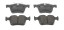 FDB4487 FERODO Комплект гальмівних колодок з 4 шт дисків
