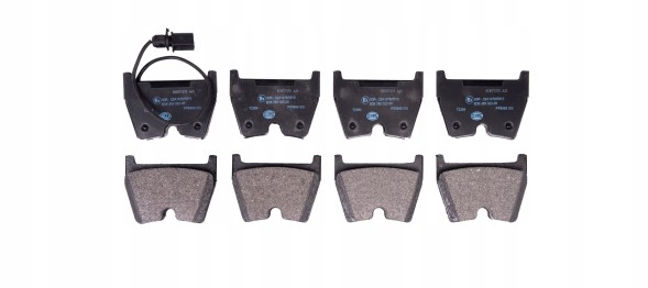 Hella 8DB 355 023-081 Гальмівні колодки передні audi - hella 8db355023081