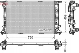 Denso DRM02024 Радіатор, система охолодження двигуна denso drm02024