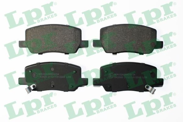 05P2248 LPR Комплект гальмівних колодок з 4 шт Дисків