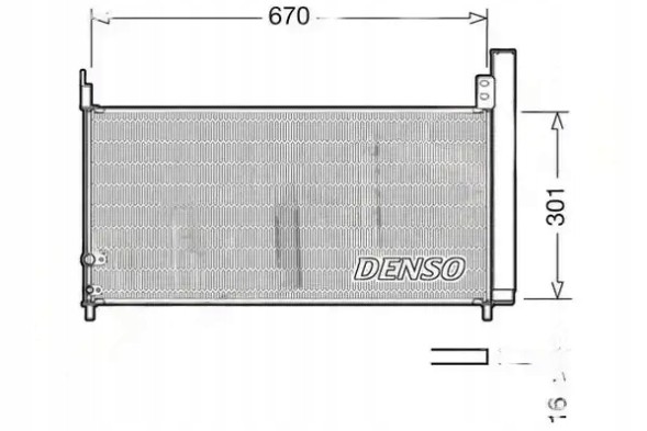 Denso DCN50037 Конденсатор кондиціонера dcn50037 denso