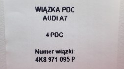 VAG-SYSTEM AUB4K80PPSA000 Новий пучок бампера передній 4 pdc audi a7 4k8971095p 4k8 971 095 р