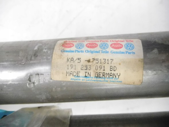 Volkswagen OE Труба вихлопна VW GOLF II JETTA Mk2 191253091BD