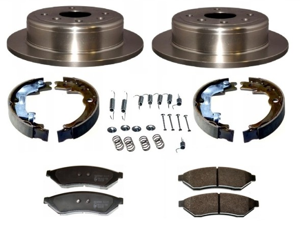 Maxgear ALL2809A Диски колодки щелепи chevrolet epica задні kpl 276мм х 12мм