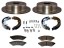 Maxgear ALL2809A Диски колодки щелепи chevrolet epica задні kpl 276мм х 12мм