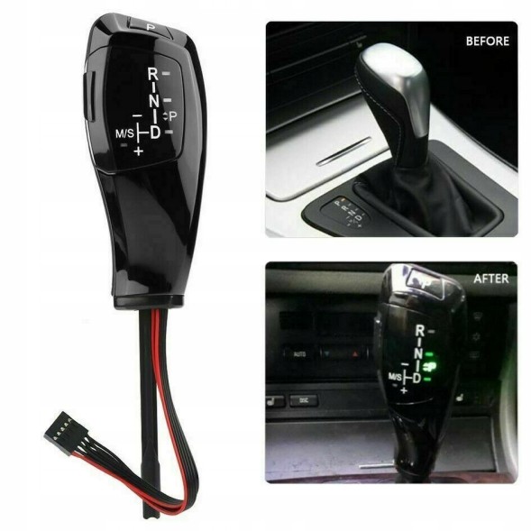 QP SK002-BP РУЧКА ПЕРЕКПП АКПП BMW E46 E60 E63 ШКІРА