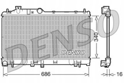 Denso DRM36007 Охолоджувач води - denso drm36007