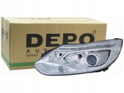 Depo 431-11A7LMLDHEM Лампа прожектор лівий ford focus iii mk3 11-18