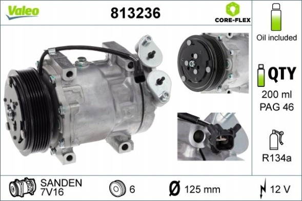 Valeo 813236 Спрезер кондиціонера - valeo 813236