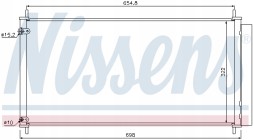 Nissens 940036 Конденсатор, кондиціонер nissens 940036
