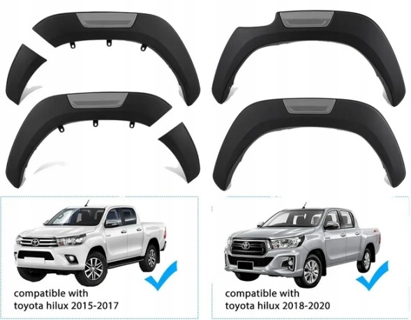 Китай 23359 Розширювачі крил Hilux Revo 2015-2021