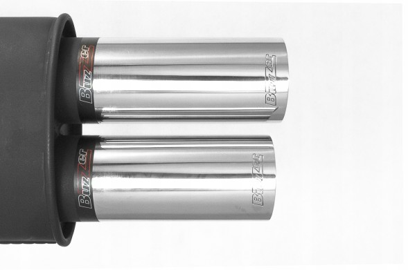 BUZZER SM2X93NL Універсальний спортивний глушник ліва сторона 2х90 мм