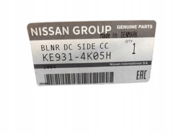 Nissan OE Nissan заводська комплектація KE9314K05H nadkola z systemem korytkowym