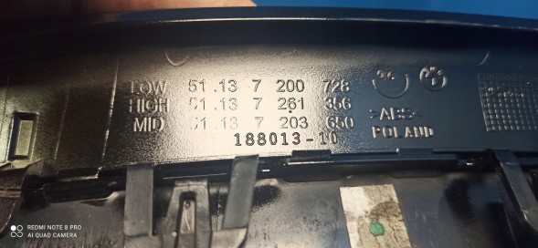 BMW OE ГРИЛЬ АТРАПА НИРКИ BMW М5 F10 51712352808 !