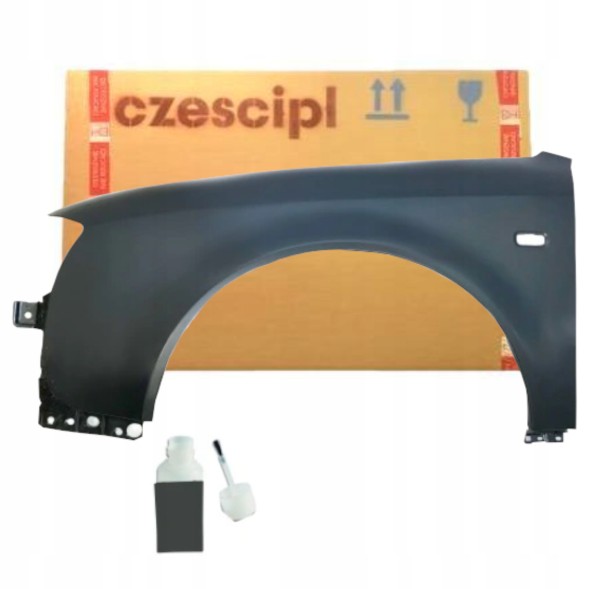 Китай 133401 AUDI A4 B6 kolor LX7Z 00-04 Lewy z otw migacz+ lak zap Dolphin Grey КРИЛО AUDI A4 B6 колір LX7Z 00-04 Ліве з отвором під поворотник + фарбоване Сірий Дельфін