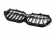 TOPGER KRG-BMW-348 XX РЕШІТКА РАДІАТОРА BMW X1 F49 19-22 ЧОРНИЙ ГЛЯНЕЦЬ КОЛІР M ПАКЕТ 2 РЕБРА