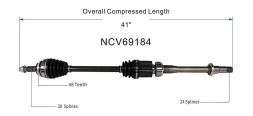 Китай NCV69184 ПЕРЕДНЯ ПРАВА ПРИВОДНА ОСЬ TOYOTA SIENNA 2011-2016 FWD GSP