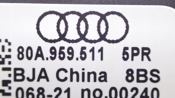 VAG-SYSTEM 80A wiazka wewnętrzna przycisk ВНУТРІШНІЙ ДРУГ ПРОВОДІВ КРЮКА AUDI Q5 80A
