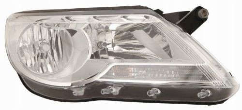 Abakus 441-11C1RMLD-EM Права фара h7, електрична, з двигуном,