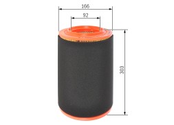 F026400370 BOSCH Фільтр повітряний
