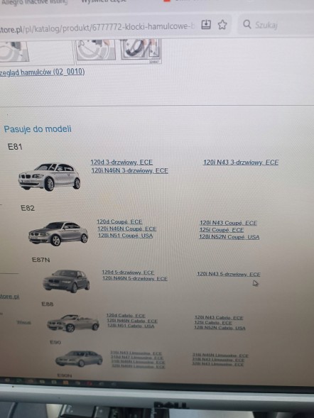 BMW OE 6777772 6782396 6782393 Гальмівні колодки передні BMW 3 E90 E91 6777772