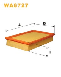 WA6727 WIX FILTERS Фільтр повітряний